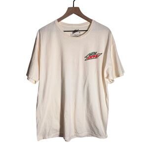 MOUNTAIN DEW Graphic Cabincore deer scene T-Shirt XL